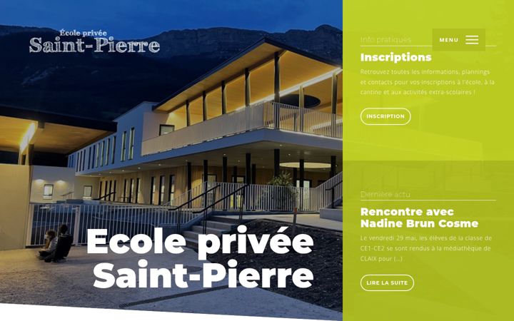 Screenshot von ecoleclaix-stpierre.fr