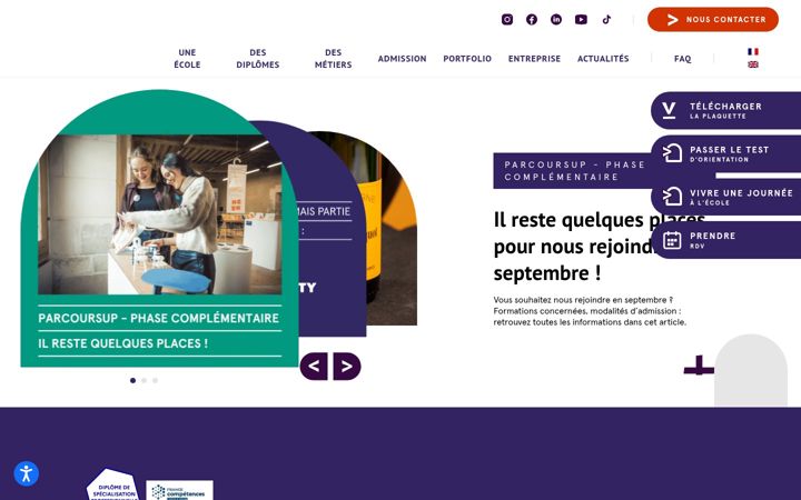 Screenshot of ecolededesign.fr
