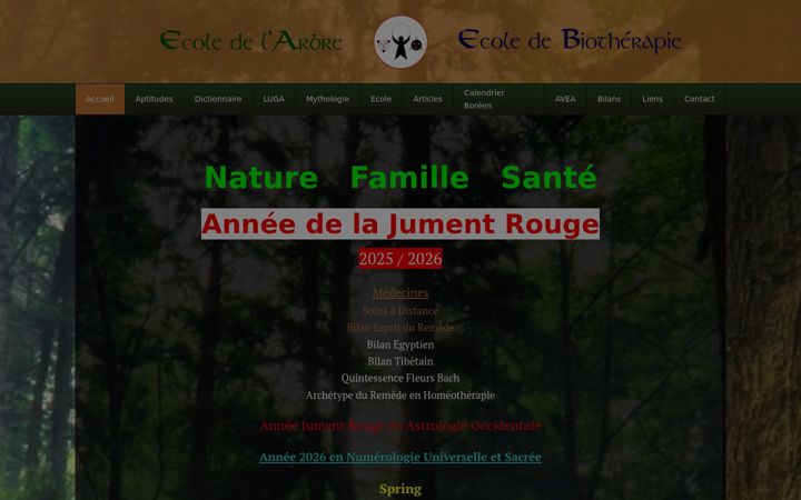 Screenshot of ecoledelarbre.ch