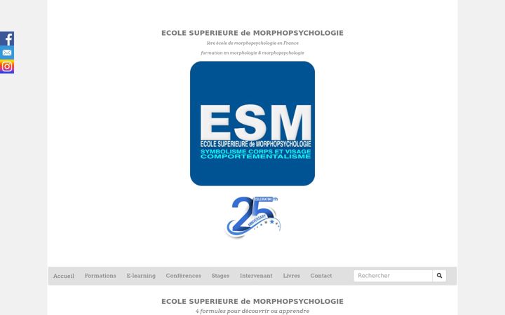 Screenshot van ecoledemorpho.fr