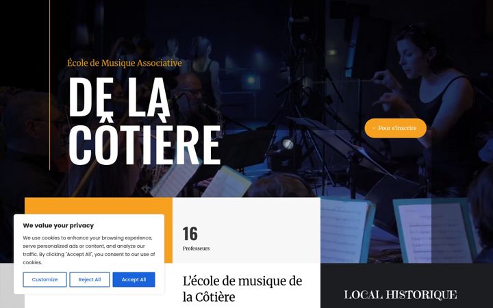 Screenshot of ecoledemusiquemontluel.com