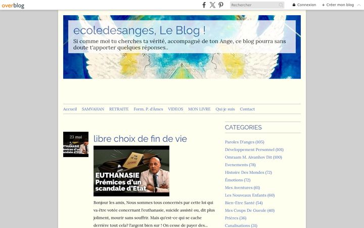Screenshot of ecoledesanges.com