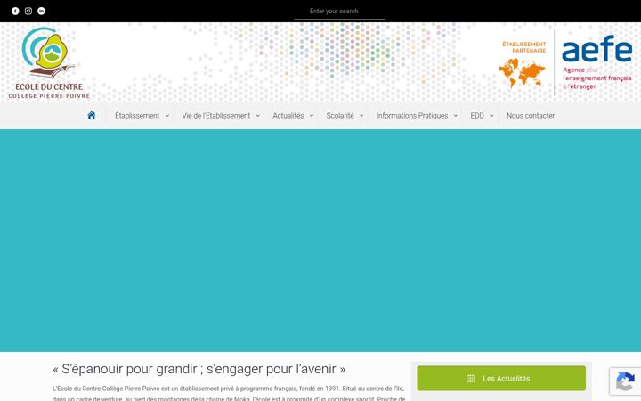 Screenshot of ecoleducentre.org