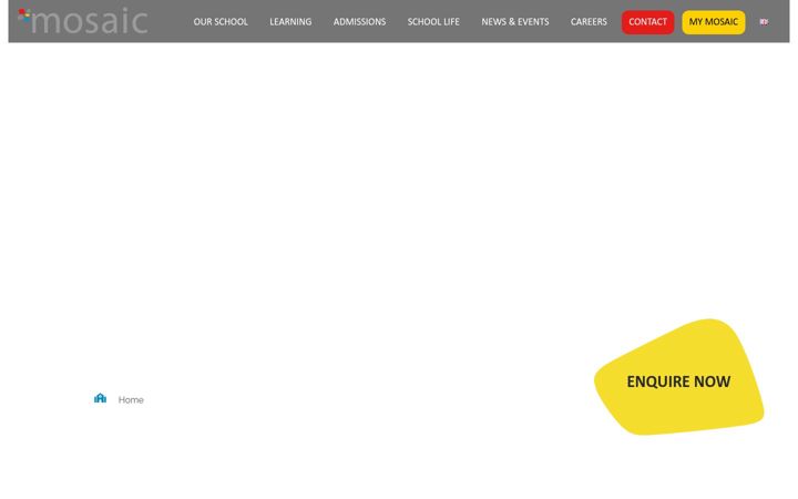 Screenshot of ecolemosaic.ch