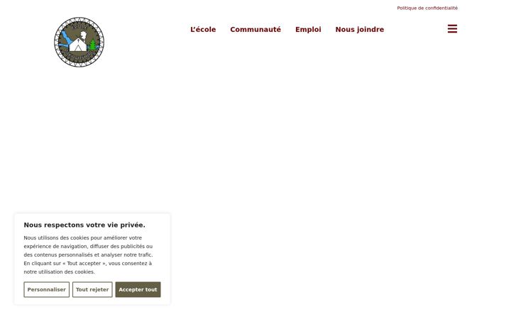 Screenshot of ecolepakuaushipu.ca