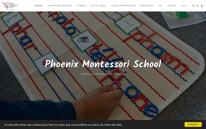 Екранна снимка на ecolephoenixmontessori.fr