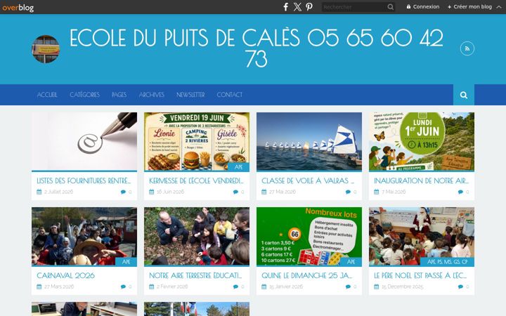 Screenshot of ecolepuitsdecales.com