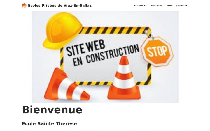 Screenshot of ecoles-privees-viuz.fr