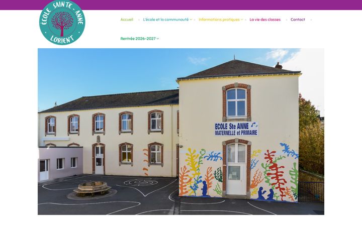 Screenshot of ecolesainteannelorient.com
