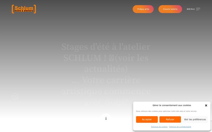 Screenshot of ecoleschlum.com