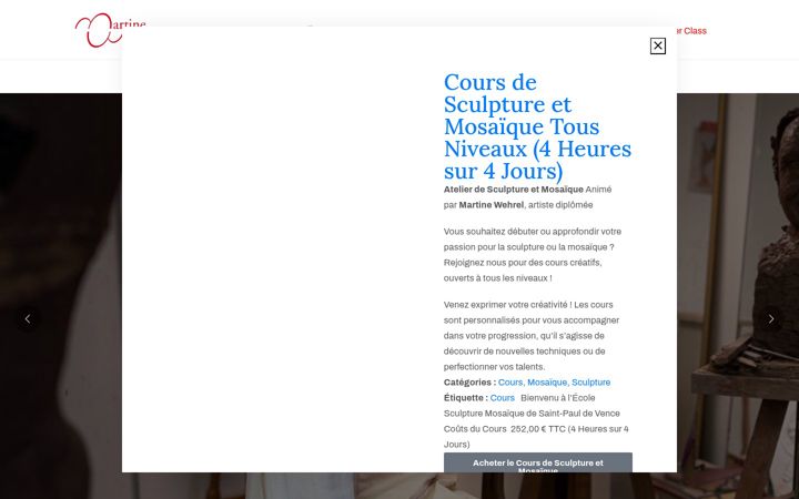 Screenshot του ecolesculpturemosaique.fr