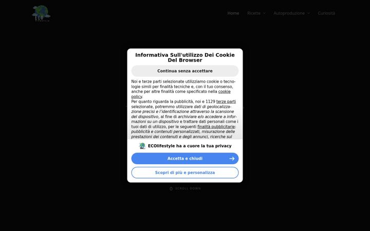 Screenshot of ecolifestyle.altervista.org