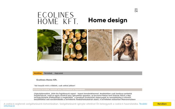 Screenshot of ecolines-home.hu