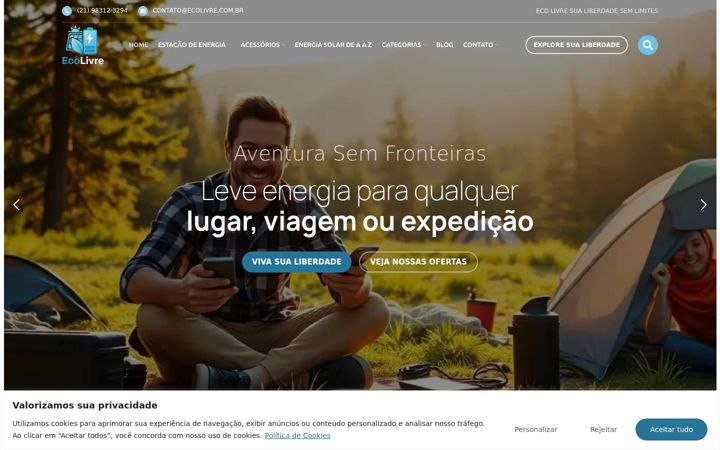 Screenshot of ecolivre.com.br
