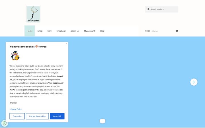 Screenshot of ecolocalprint.com
