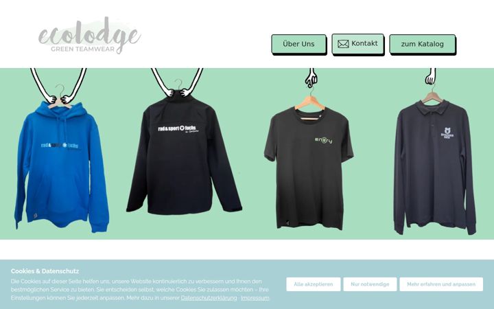 Skärmbild av ecolodge-fashion.at