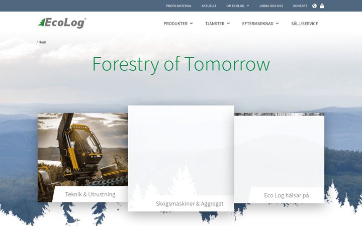 Screenshot of ecologforestry.com