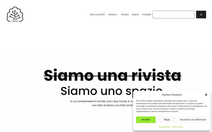 Screenshot of ecologiadigitale.com