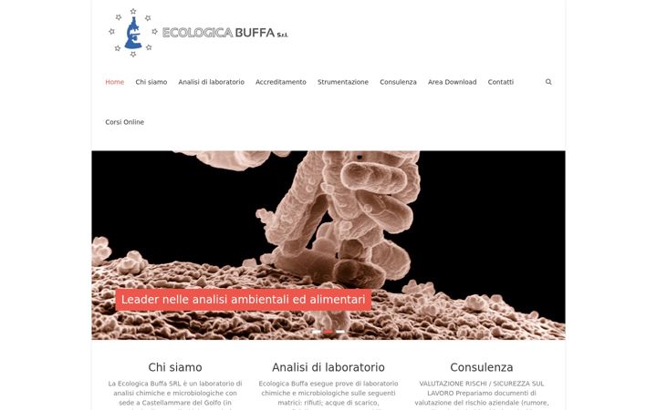 Screenshot of ecologicabuffa.it