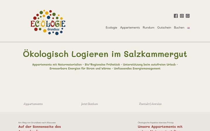 Skärmbild av ecologie.at