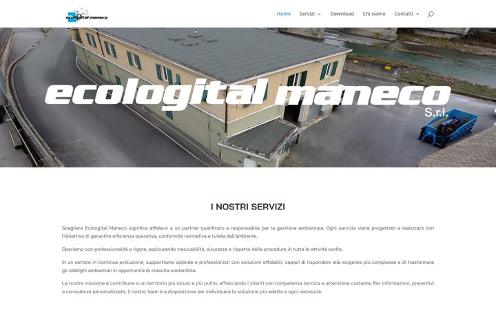 Skjermbilde av ecologitalmaneco.it