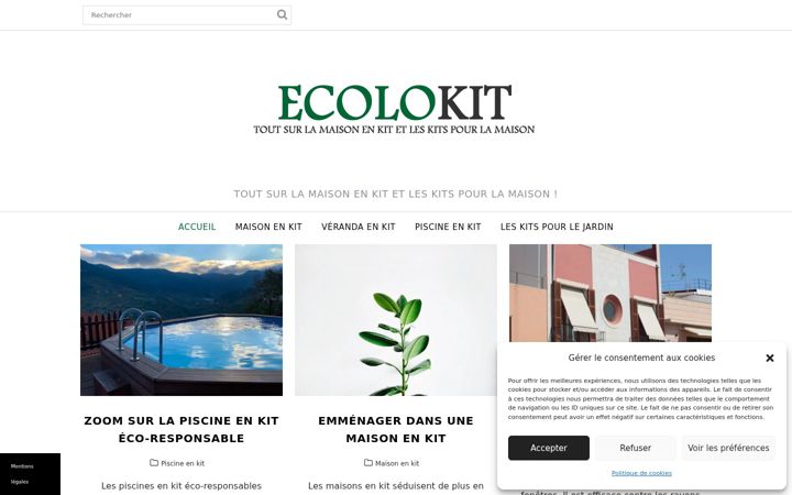 Screenshot of ecolokit.fr