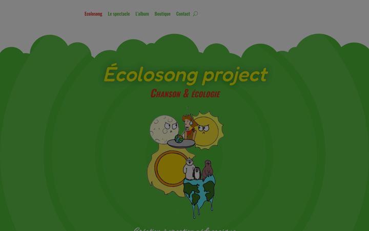 Screenshot of ecolosongproject.com
