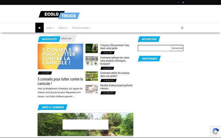 Skärmbild av ecolotrucs.fr