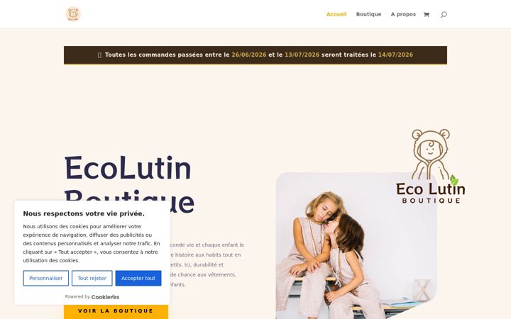 Screenshot of ecolutin.fr
