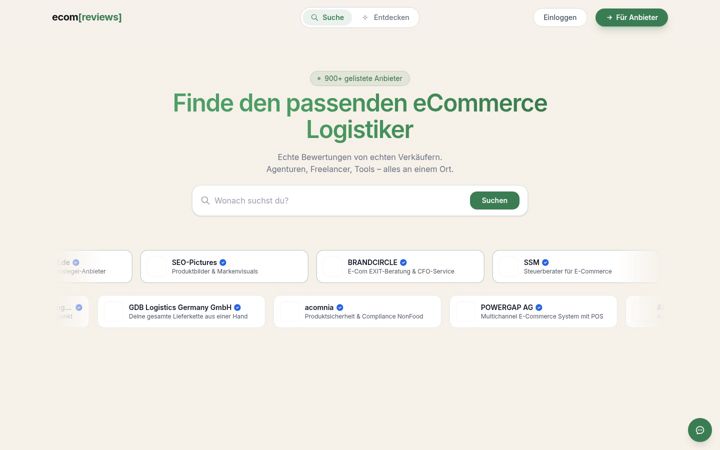 Snimka zaslona za ecom-reviews.de