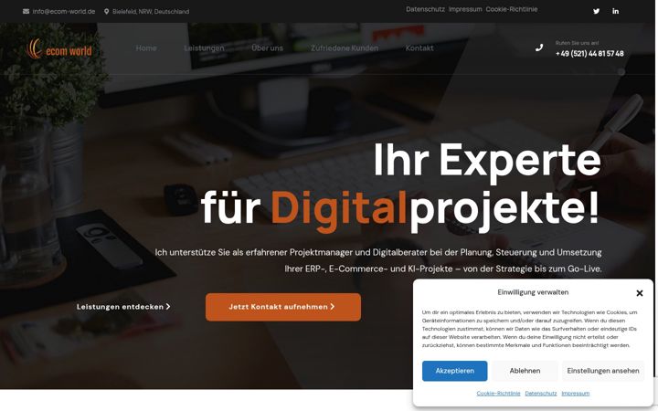 Snimka zaslona za ecom-world.de