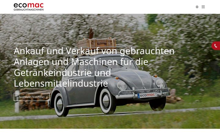 Screenshot of ecomac.de