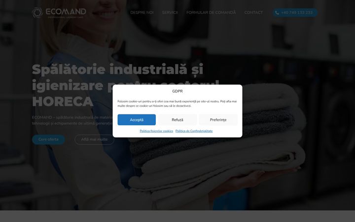 Screenshot of ecomand.ro