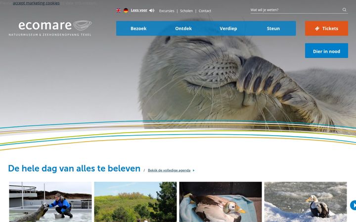 Screenshot of ecomare.nl