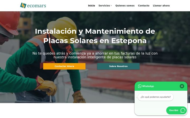 Screenshot of ecomars.es