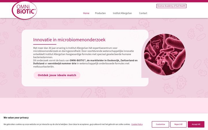 Screenshot of ecomarwebsiteob.be