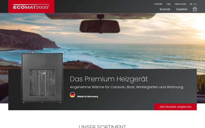 Screenshot of ecomat2000.com