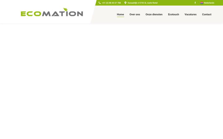 Screenshot of ecomation.nl