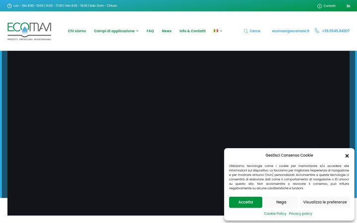 Screenshot of ecomavi.it