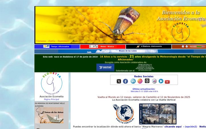 Screenshot of ecometta.org