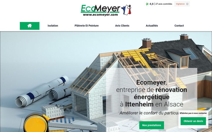Screenshot of ecomeyer67.fr