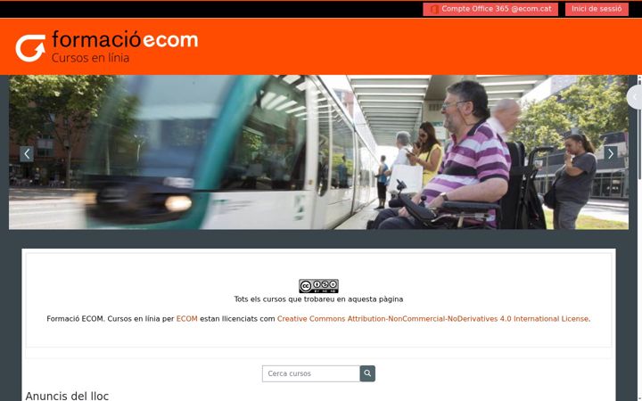 Screenshot of ecomformacio.cat