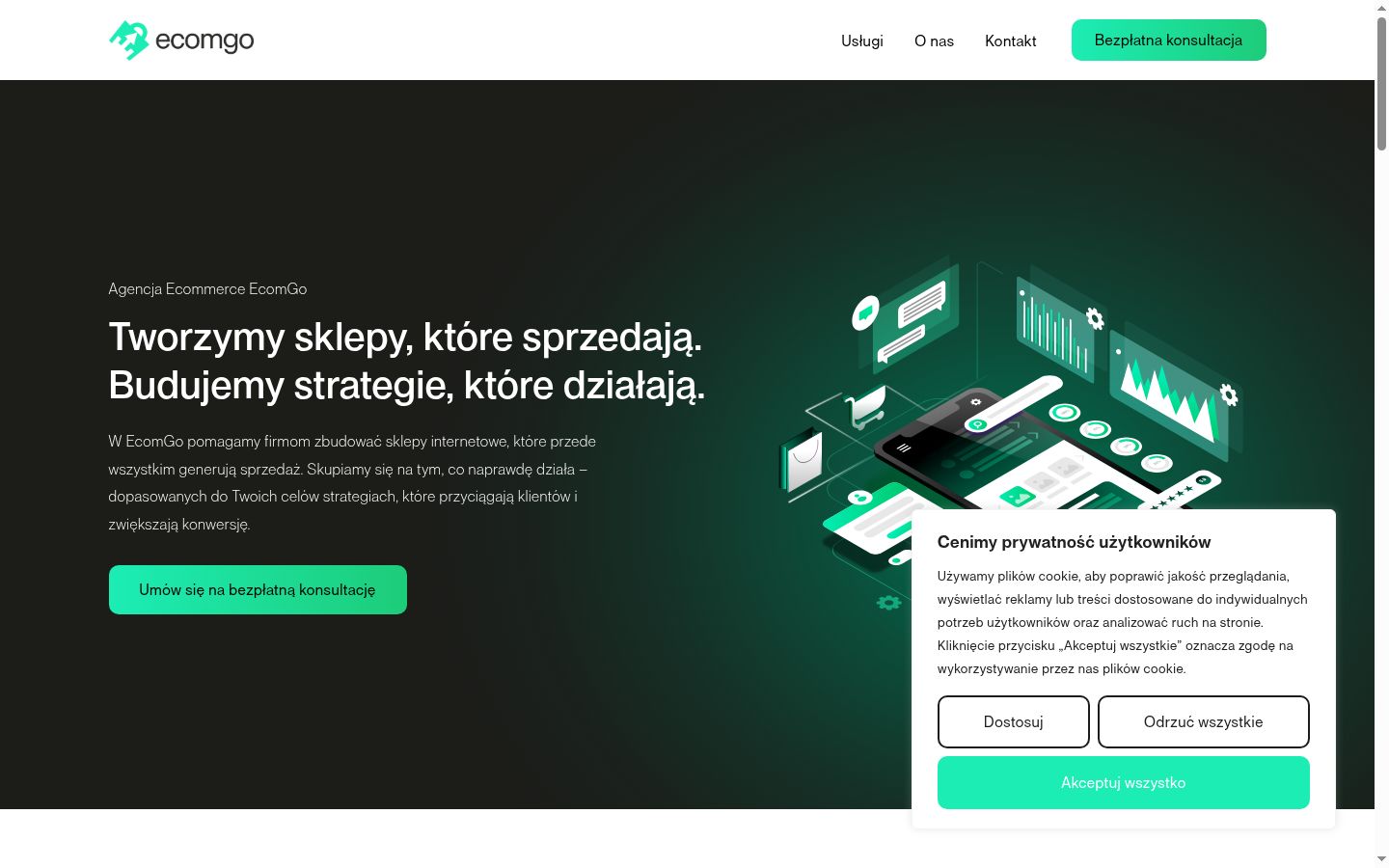 Screenshot tal-banner tal-kunsens muri qabel kwalunkwe interazzjoni