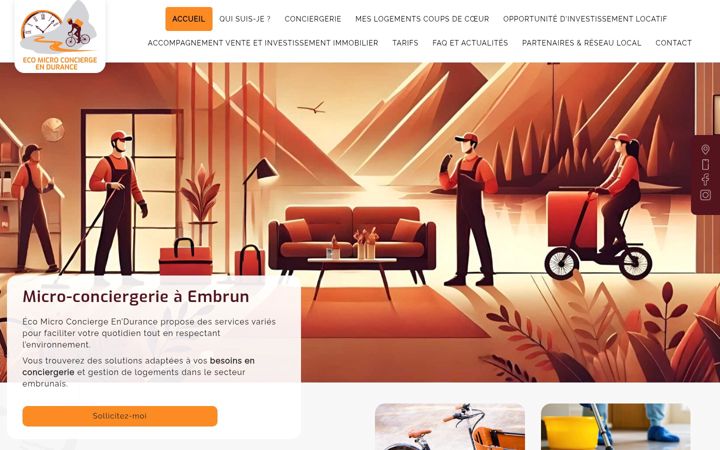 Screenshot of ecomicroconciergeendurance.fr