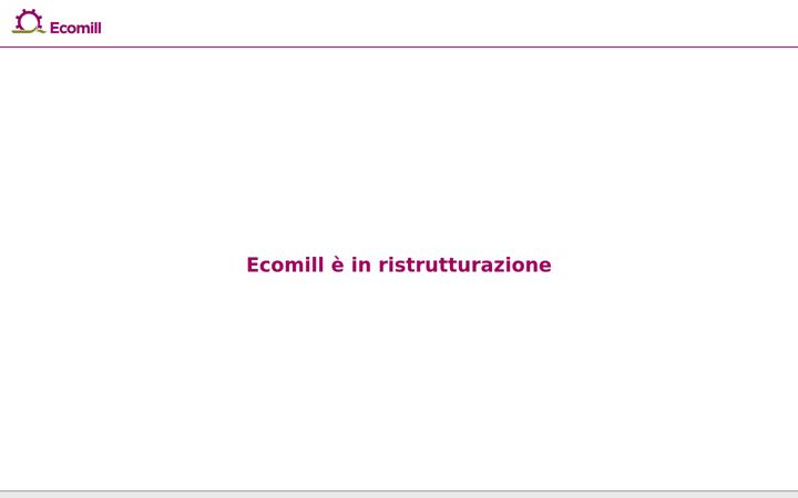 Screenshot of ecomill.it