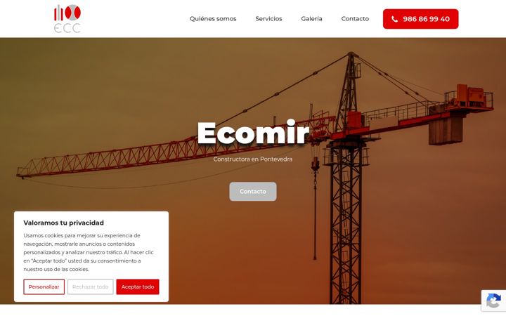 Screenshot of ecomirpontevedra.es