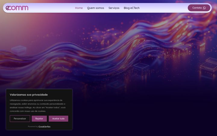 Screenshot of ecomm.com.br
