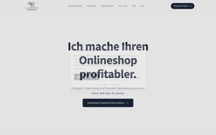 Screenshot of ecommerce-architects.de