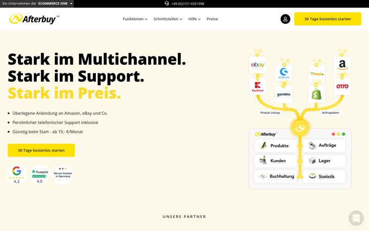 Snimka zaslona za ecommerce-exklusiv.de