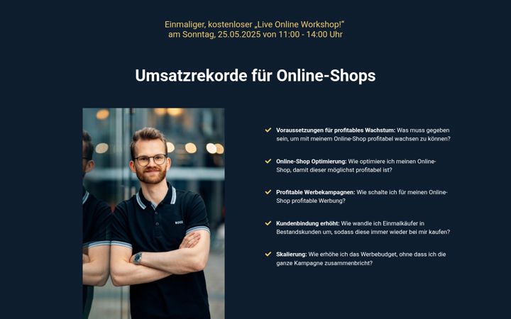 Screenshot of ecommerce-workshop.at